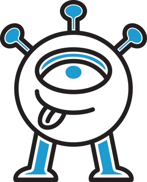 Sevimli Canavar Karakter Simgesi