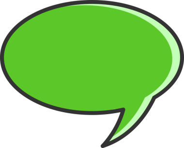 Yeşil Konuşma Baloncuğu Clipart