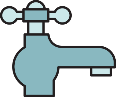 Musluk Simgesi İllüstrasyon Clipart