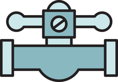 Valf ve Boru Hattı Simgesi