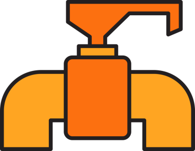 Valf ve Boru Hattı Simgesi