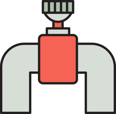 Valf ve Boru Hattı Simgesi