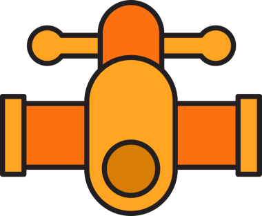 Valf ve Boru Hattı Simgesi