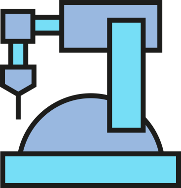 Endüstriyel Robot Silahlandırma Simgesi