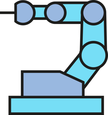 Endüstriyel Robot Silahlandırma Simgesi