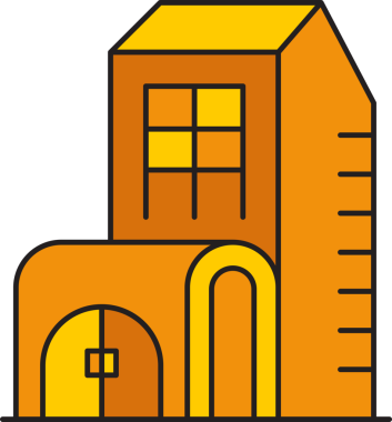 Ev Yapılandırma Simgesi İllüstrasyonu