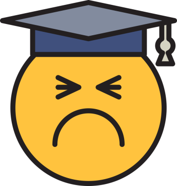 Huysuz Öğrenci Duygu Simgesi