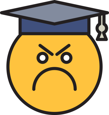 Huysuz Öğrenci Duygu Simgesi