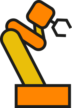 Robotik Kol Simgesi Üretiliyor