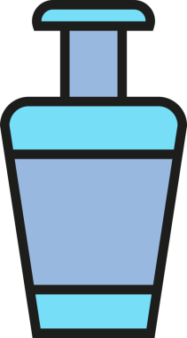 Paketleme Şişe Simgesi İllüstrasyonu