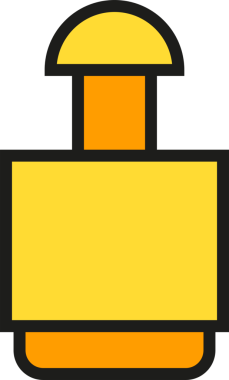 Paketleme Şişe Simgesi İllüstrasyonu