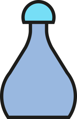 Paketleme Şişe Simgesi İllüstrasyonu