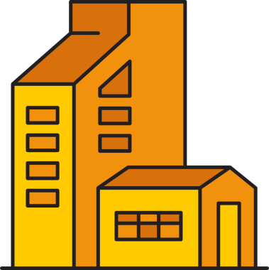 Ofis ve Apartman Binası Simgesi