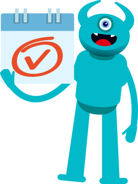 Tek Göz Canavarı Karakteri ve İşaret İşaretini Kontrol Et