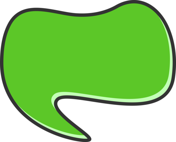 Yeşil Konuşma Baloncuğu Clipart