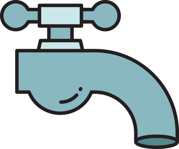 Musluk Simgesi İllüstrasyon Clipart