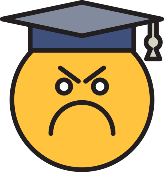 Huysuz Öğrenci Duygu Simgesi