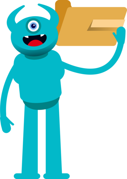 Tek Göz Canavarı Karakteri Tutma Dizini