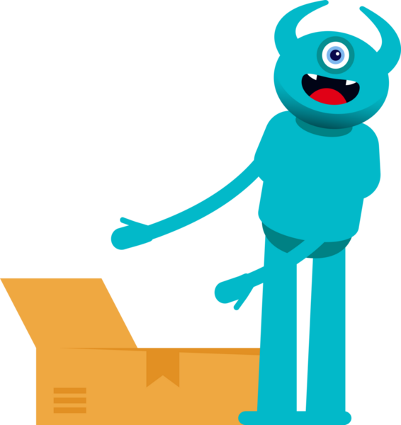 Tek Göz Canavarı Karakteri Açma Kutusu