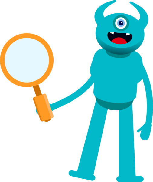 Tek Göz Canavarı Karakteri Büyüteci