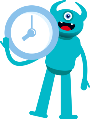 Tek Göz Canavarı Karakteri Saati