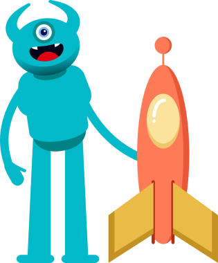 Tek Göz Canavarı Karakteri ve Roket