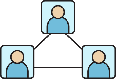 Halkın Ağ Diyagramı Simgesi