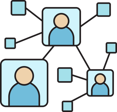 Halkın Ağ Diyagramı Simgesi