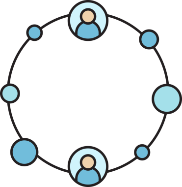 Halkın Ağ Diyagramı Simgesi