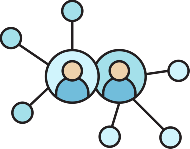 Halkın Ağ Diyagramı Simgesi