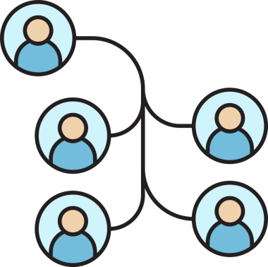 Halkın Ağ Diyagramı Simgesi