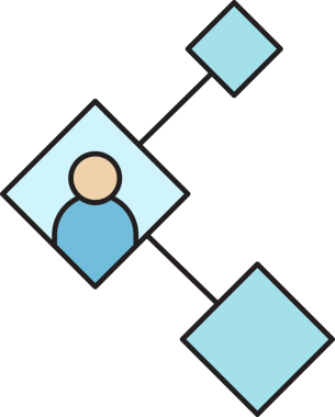 Halkın Ağ Diyagramı Simgesi