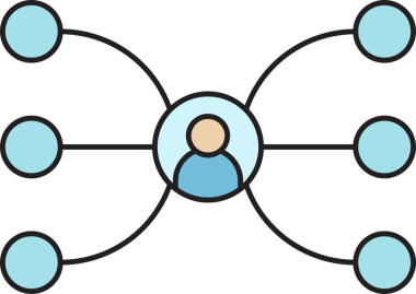 Halkın Ağ Diyagramı Simgesi