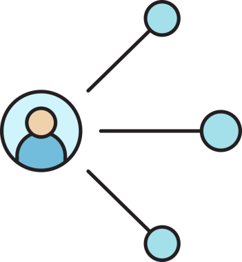 Halkın Ağ Diyagramı Simgesi