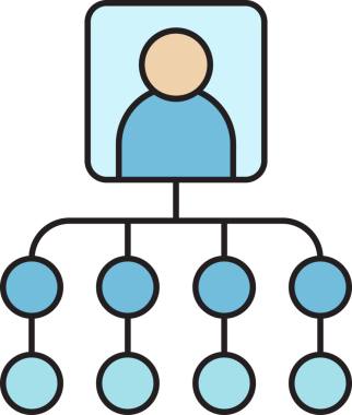 Halkın Ağ Diyagramı Simgesi