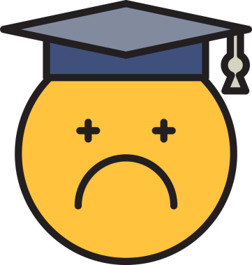 Huysuz Surat Öğrencisi Emoji