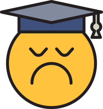 Huysuz Surat Öğrencisi Emoji