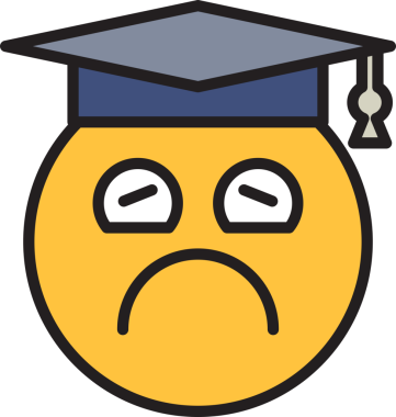 Huysuz Surat Öğrencisi Emoji