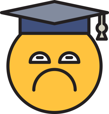 Huysuz Surat Öğrencisi Emoji