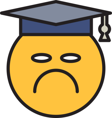 Huysuz Surat Öğrencisi Emoji