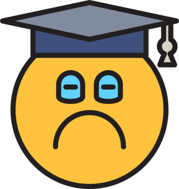 Huysuz Surat Öğrencisi Emoji