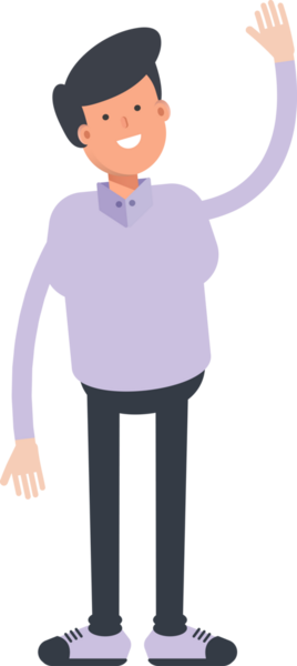 Erkek Çizgi Film Karakteri Çizimi