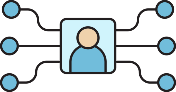 Halkın Ağ Diyagramı Simgesi