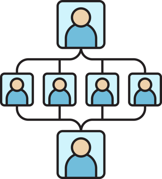 Halkın Ağ Diyagramı Simgesi