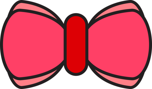 Pembe Dekoratif Papyon Çizimi