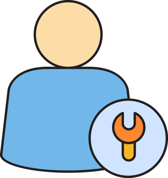 İnsanlar Kullanıcı ve Kıvrık Simgesi