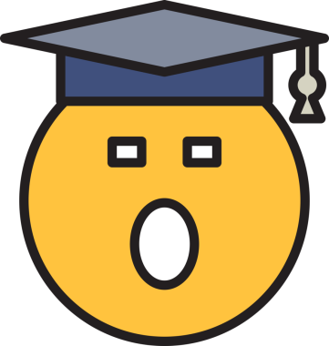 Şaşırmış Öğrenci Duygusallığı Clipart