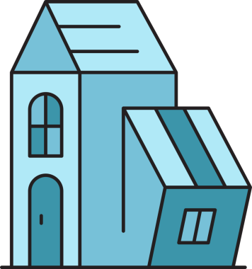 Ev Binası Simgesi Clipart