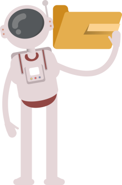 Astronot Karakteri Tutma Dizini