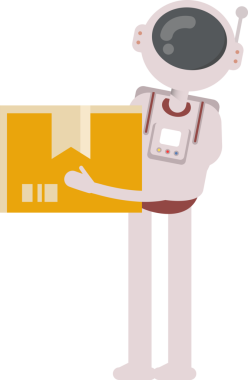 Astronot Karakter Tutma Kutusu